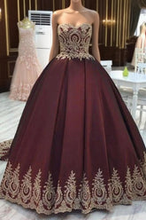 Wine Red Wedding Dress,Burgundy Wedding Gowns Semi Formal Prom Dresses